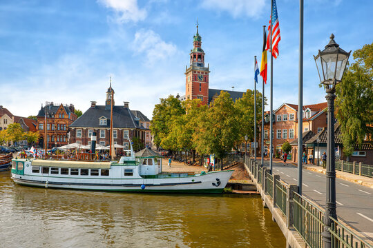Leer, Ostfriesland, harbourscene