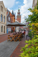 Leer, Ostfriesland, historic buildings, city