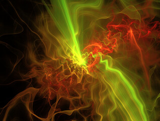 Imaginatory fractal abstract background Image