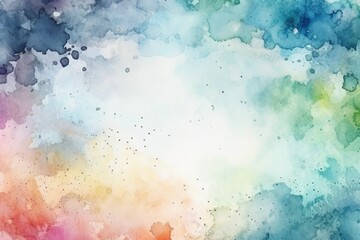 Fototapeta premium Artistic watercolor canvas for your designs