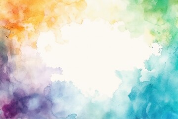 Tranquil watercolor background for your design