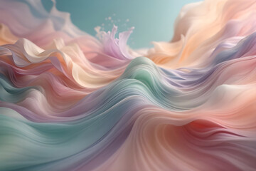 An abstract background with a fluid and organic feel. AI Generated.
