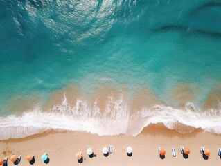 Obraz premium waves on the beach