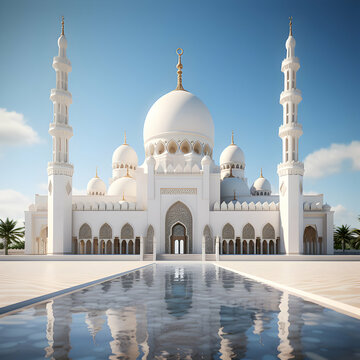 Photo eid ul adha jumma mubarak greeting mosque islamic background