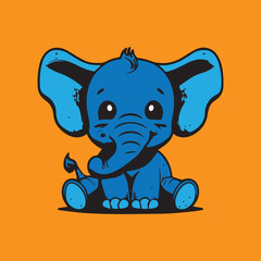 elephant vector design
