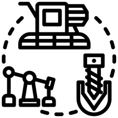 Primary Sector Outline Icon