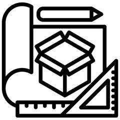 Product Design Outline Icon