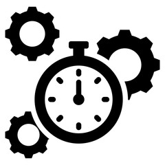 Efficiency Glyph Icon