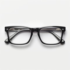 A pair of glasses on a clean white background