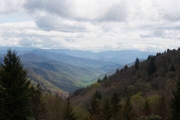 Luftee overlook in the Great Smoky Mountains