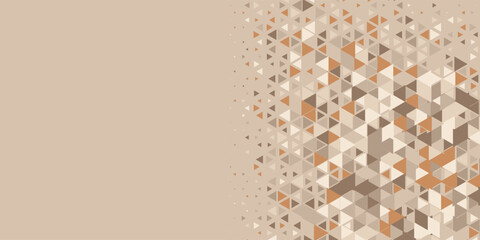  Multicolored abstract Triangle background with variety of triangular shapes and colors, triangles or concave with Copy space 