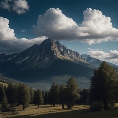 landscape with montains