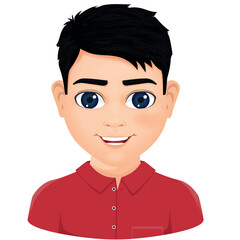 portrait of smiling young man