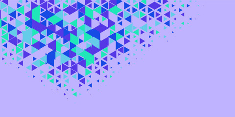  Multicolored abstract Triangle background with variety of triangular shapes and colors, triangles or concave with Copy space 