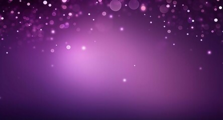 background Purple bokeh with sparkly particles 