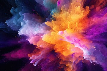 abstract background with splashes Generative Ai