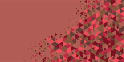  Multicolored abstract Triangle background with variety of triangular shapes and colors, triangles or concave with Copy space 