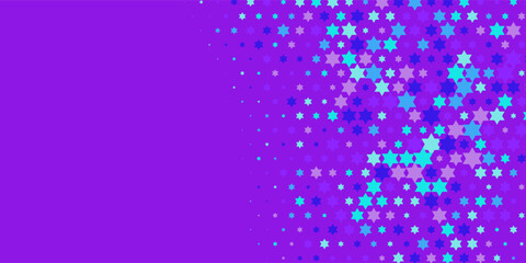 Colorful stars Abstract Illustration background beautiful banner with copy space