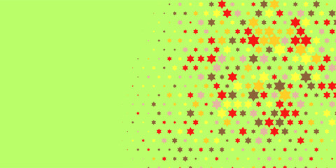 Colorful stars Abstract Illustration background beautiful banner with copy space