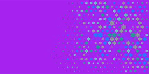 Colorful stars Abstract Illustration background beautiful banner with copy space