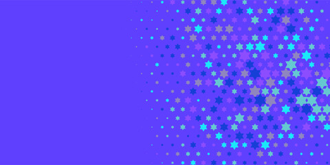 Colorful stars Abstract Illustration background beautiful banner with copy space