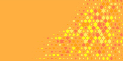 Colorful stars Abstract Illustration background beautiful banner with copy space