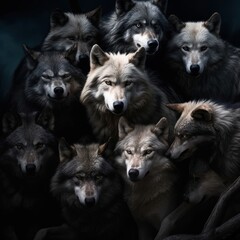  the intricate social hierarchy of a wolf pack, delving into the roles and dynamics of the alpha, beta, and omega members