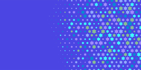 Colorful stars Abstract Illustration background beautiful banner with copy space