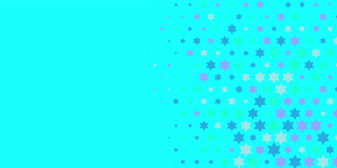 Colorful stars Abstract Illustration background beautiful banner with copy space