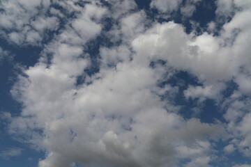 blue sky with clouds