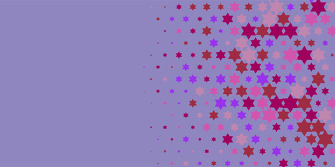 Colorful stars Abstract Illustration background beautiful banner with copy space