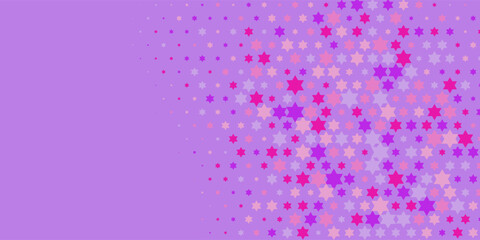 Colorful stars Abstract Illustration background beautiful banner with copy space