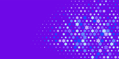 Colorful stars Abstract Illustration background beautiful banner with copy space