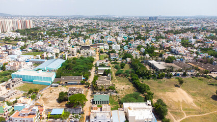 Chennai City Aerial view