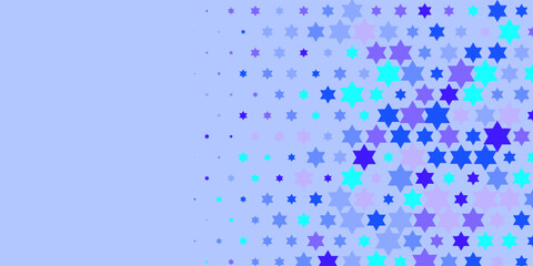 Colorful stars Abstract Illustration background beautiful banner with copy space