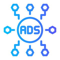 ads gradient icon