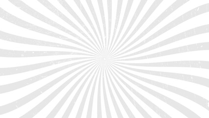 White and gray ray burst style background. Sunburst retro. Vintage sunburst. Vector illustration.