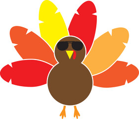Vector Cute Turkey