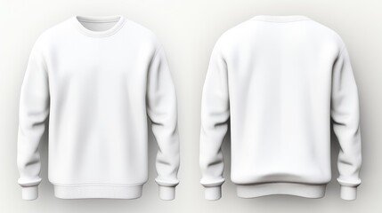 front white sweatshirt, back white sweatshirt, set of white sweatshirt, white sweatshirt, white...