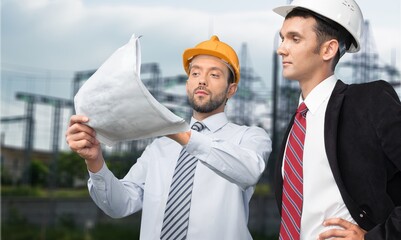 Smart electrical engineer worker inspect the systems