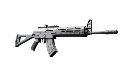 Assault Rifles Isolated