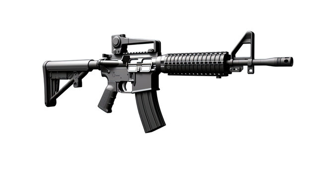Assault Rifles Isolated