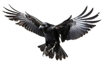Raven Crow Flight - obrazy, fototapety, plakaty