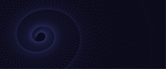 modern abstract vortex spinning or swirl line vector illustration for background, banner, science cover, presentation