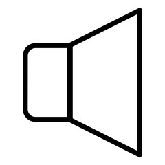 Megaphone line icon