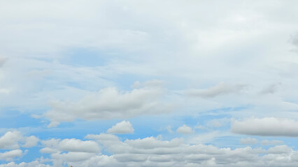 Clouds on blue sky background landscape views.
