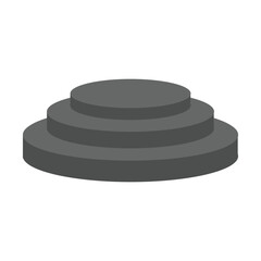 podium icon vector