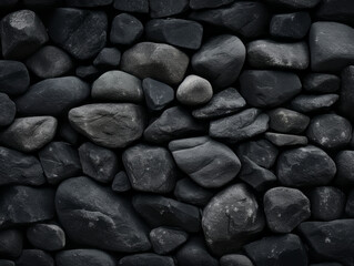 Black rocks background