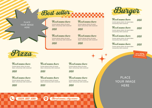 Fast Food Menu Template