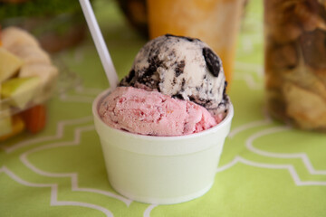 nieve de galleta